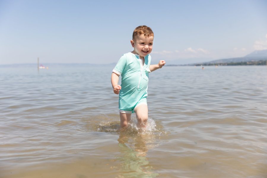 Combishort de bain anti-UV bébé