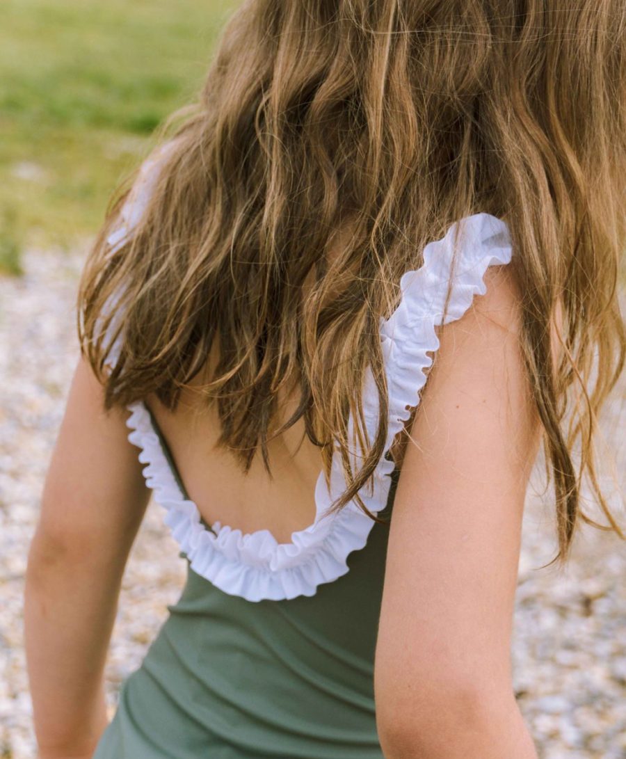 Maillot de bain fille à bretelles